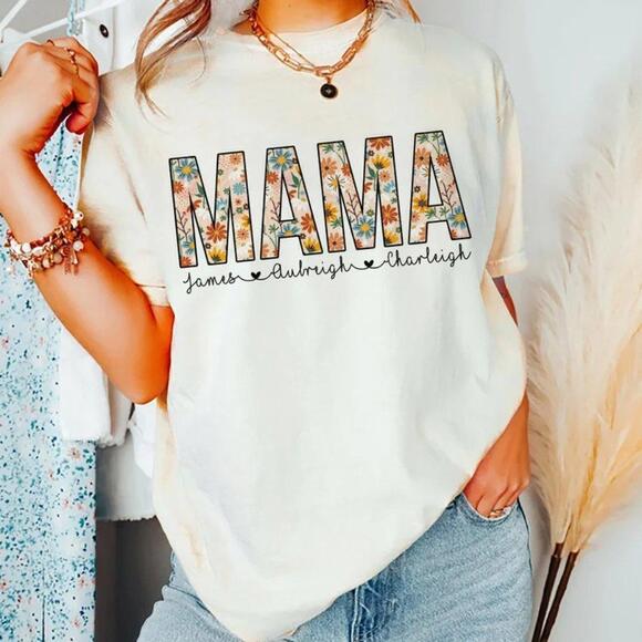 Other - Mama Floral Mothers Day Cute Mom Gift Graphic T-Shirt